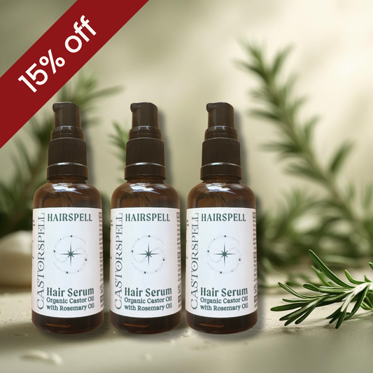 3 Pack - Save 15% Hair Serum, with Castor & Rosemary