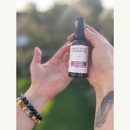 Meno-Peace, lymphatic breast & womb serum | 100% Certified Organic