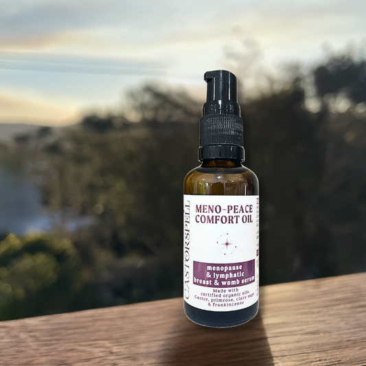 Meno-Peace, lymphatic breast & womb serum | 100% Certified Organic