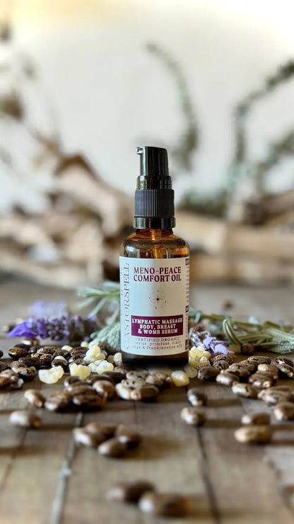 Meno-Peace Lymphatic Serum | Breast, Womb & Hormonal Support | 100% Certified Organic