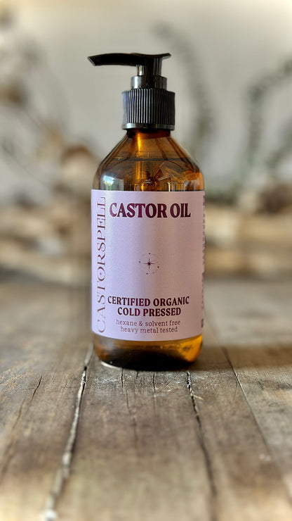 Certified Organic | Cold Pressed | Castor Oil | Heavy Metal Tested