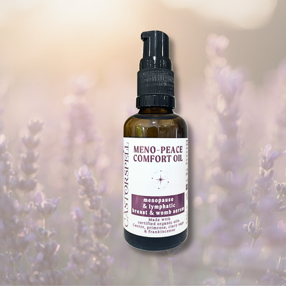 Meno-Peace, lymphatic breast & womb serum | 100% Certified Organic