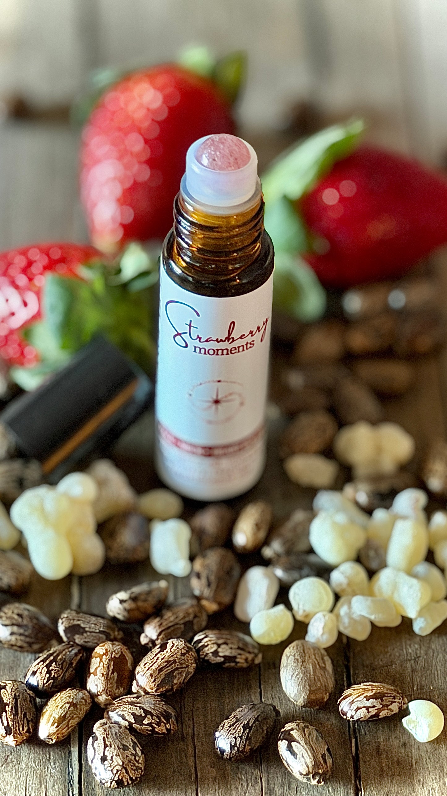 Strawberry Moments Face & Neck Travel Set | Castor Oil + Frankincense | Anti-Ageing